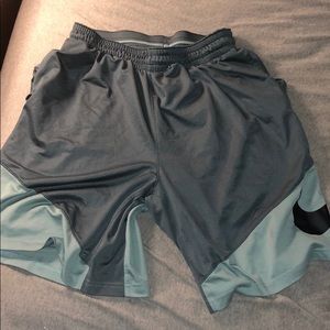 Nike coral green shorts